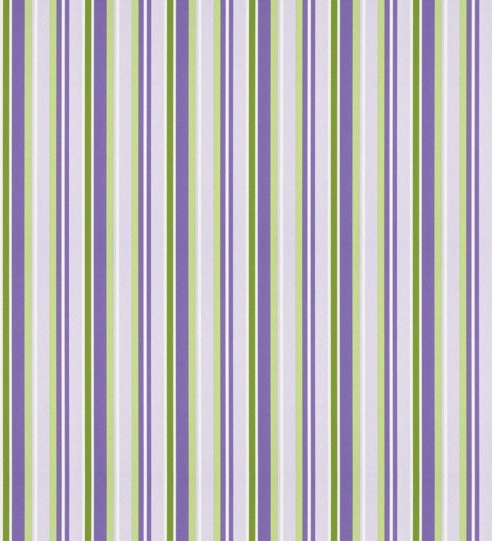Papel pintado rayas desiguales entonos verde y morado - Raya Marvin 127586