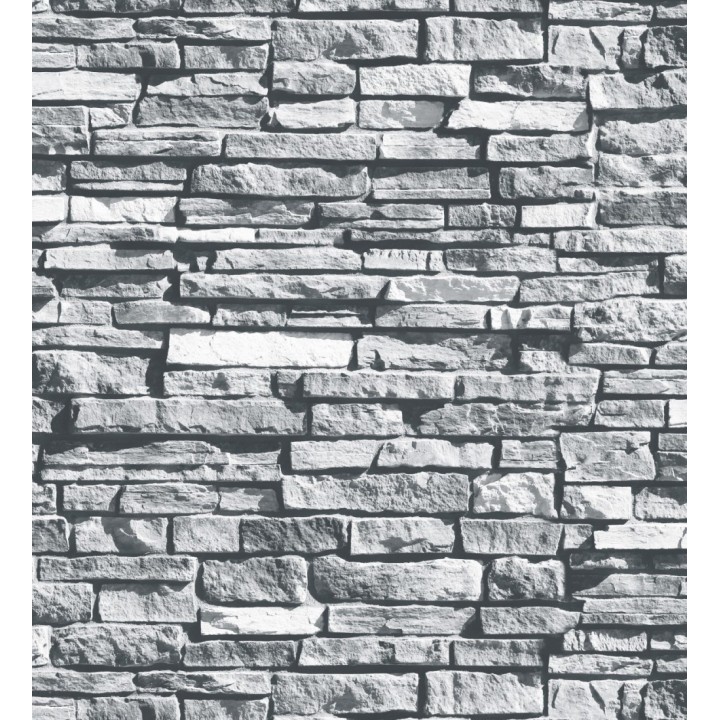 Papel pintado piedra pizarra gris oscuro - Falcon Stone 127592