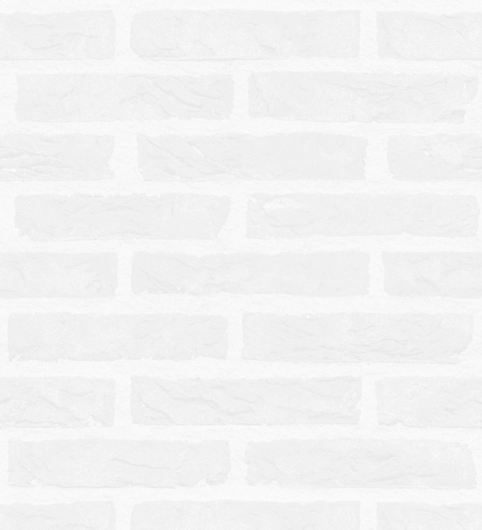 Papel pintado muro de ladrillo blanco relieve - Baker Street 127627