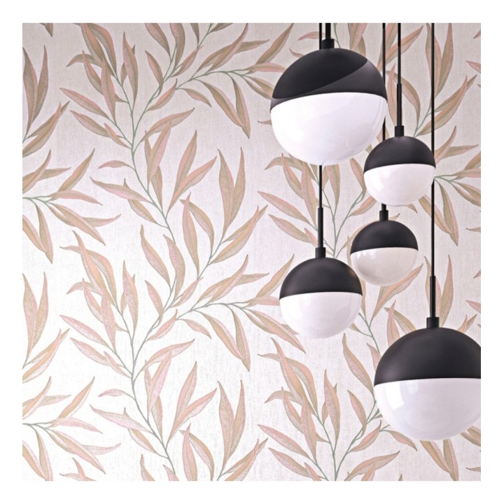 Papel pintado hojas alargadas tonos marrones - Valley Leaves 127663