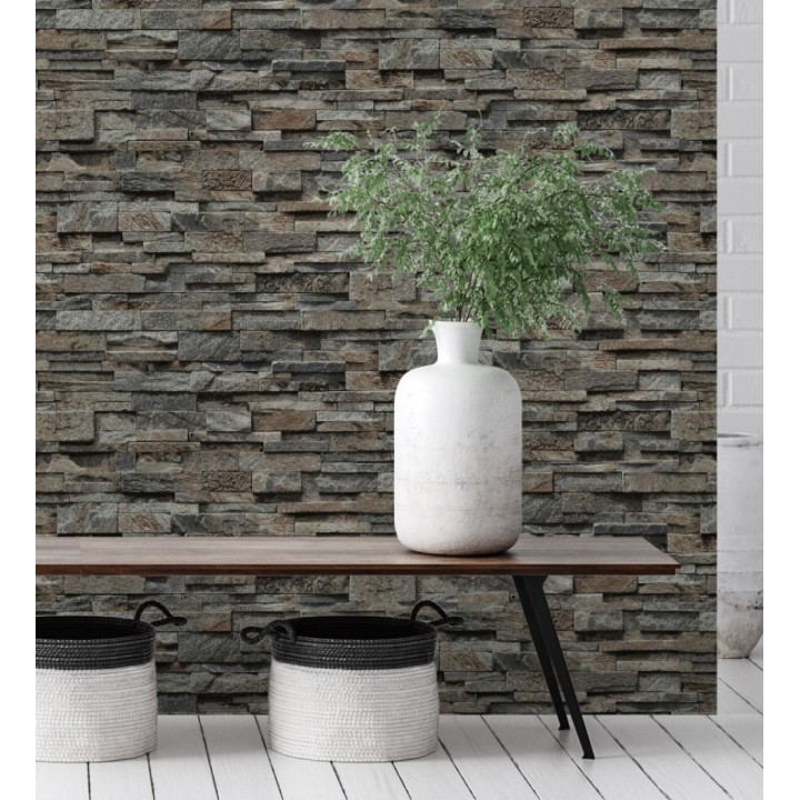 Papel pintado piedra pizarra minimalista - Austin Stone 127672