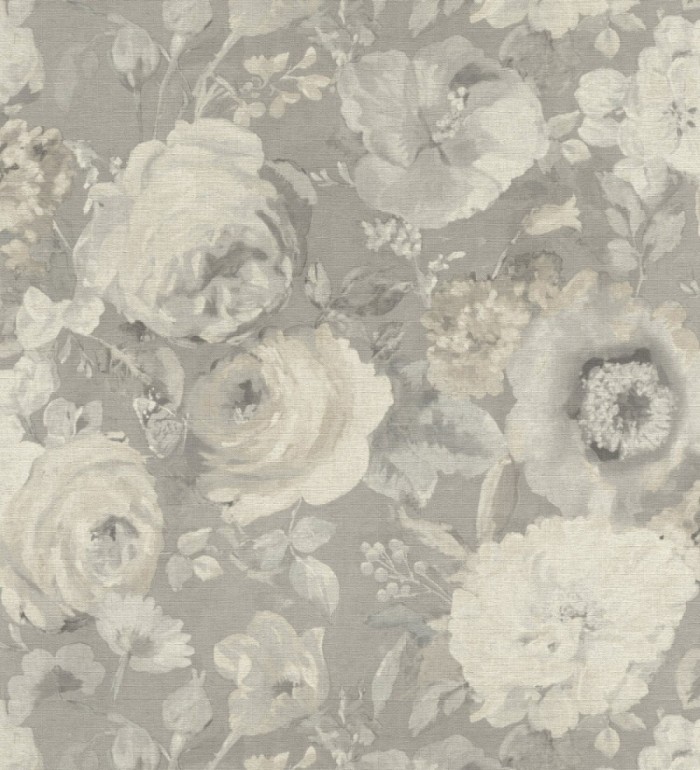 Papel pintado de flores estilo neobarroco - Geraldine 127682