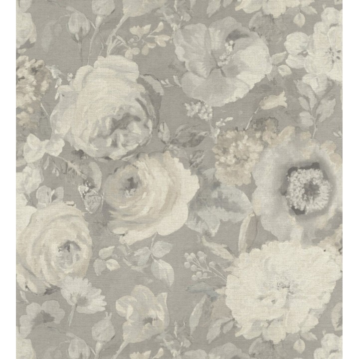 Papel pintado de flores estilo neobarroco - Geraldine 127682