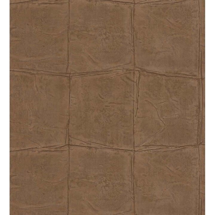 Papel pintado cuadros de piel de caimán africano marrón - Chester Factory 127723