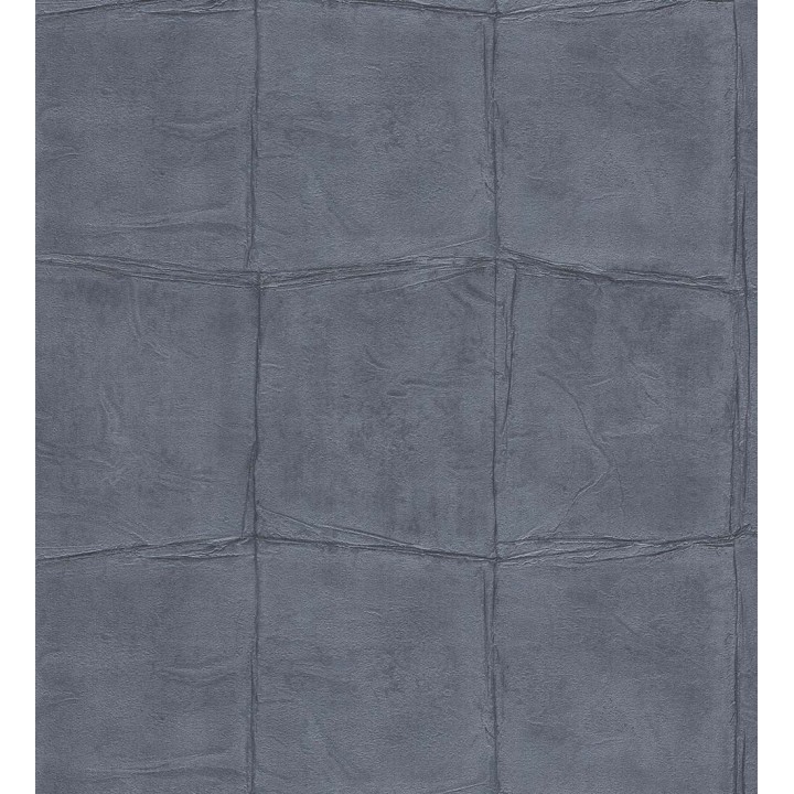 Papel pintado cuadros de piel de caimán africano azul - Chester Factory 127724