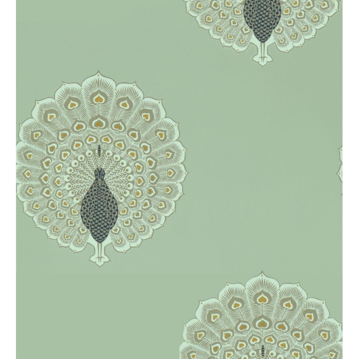 Papel pintado pavos reales estilo hindú - Kujaku Birds 127744