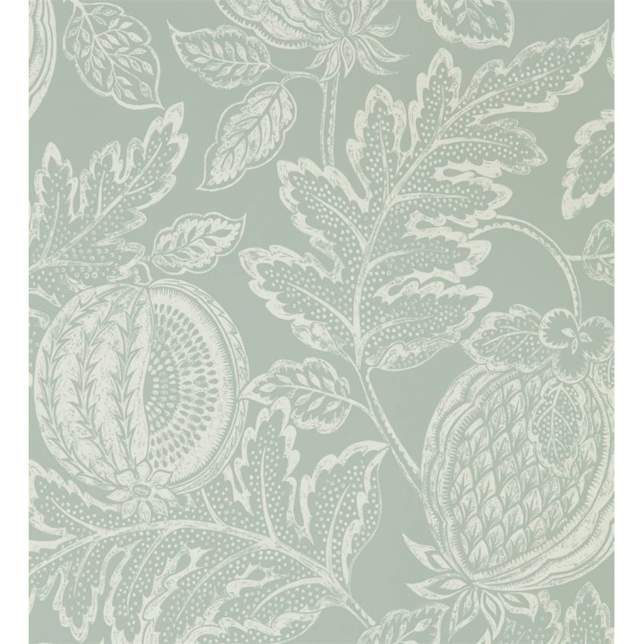 Papel pintado hojas y frutas estilo hindú - Dominican Fruits 127746