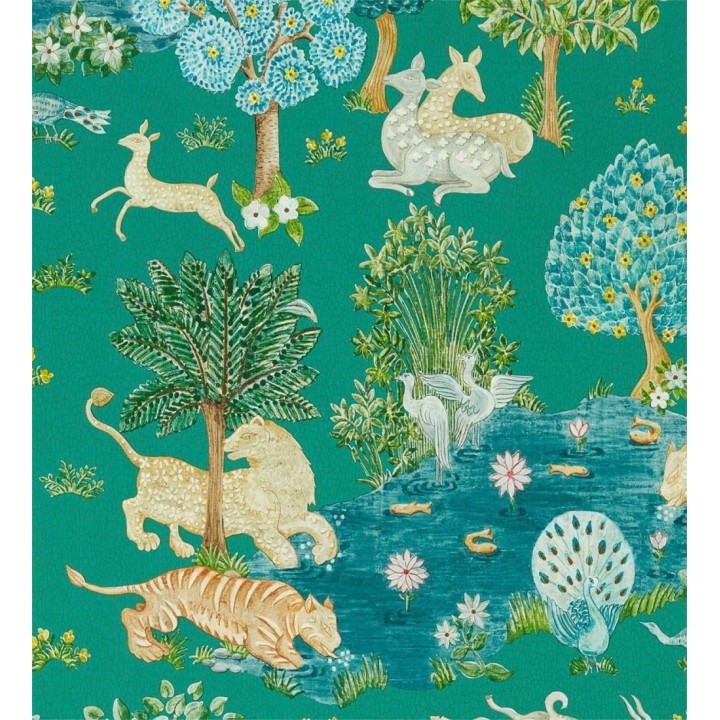 Papel pintado tapiz jardín imperial estilo hindú - Imperial Garden 127750