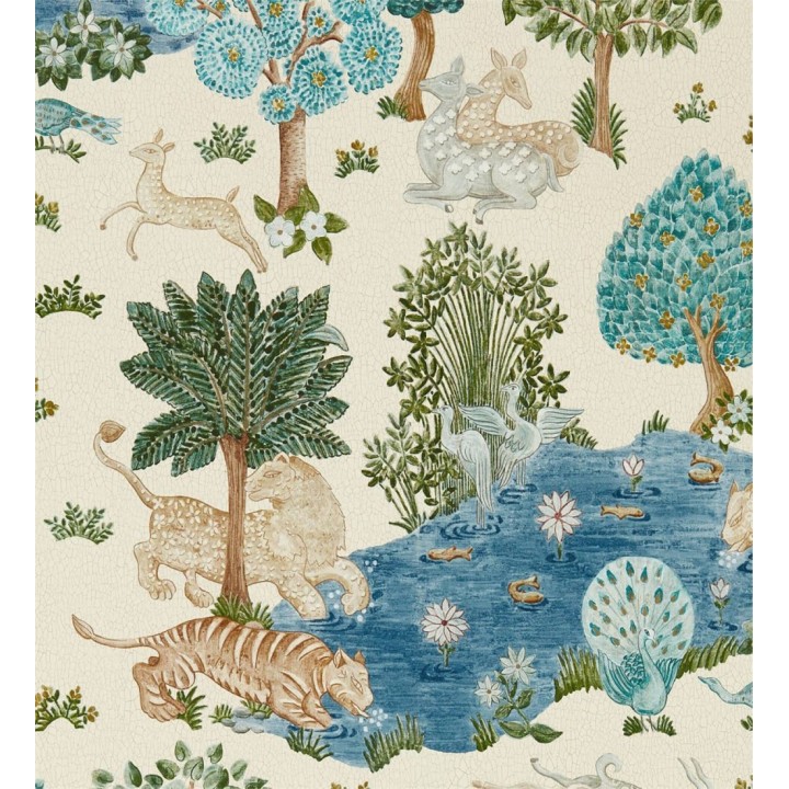 Papel pintado tapiz jardín imperial estilo hindú - Imperial Garden 127751