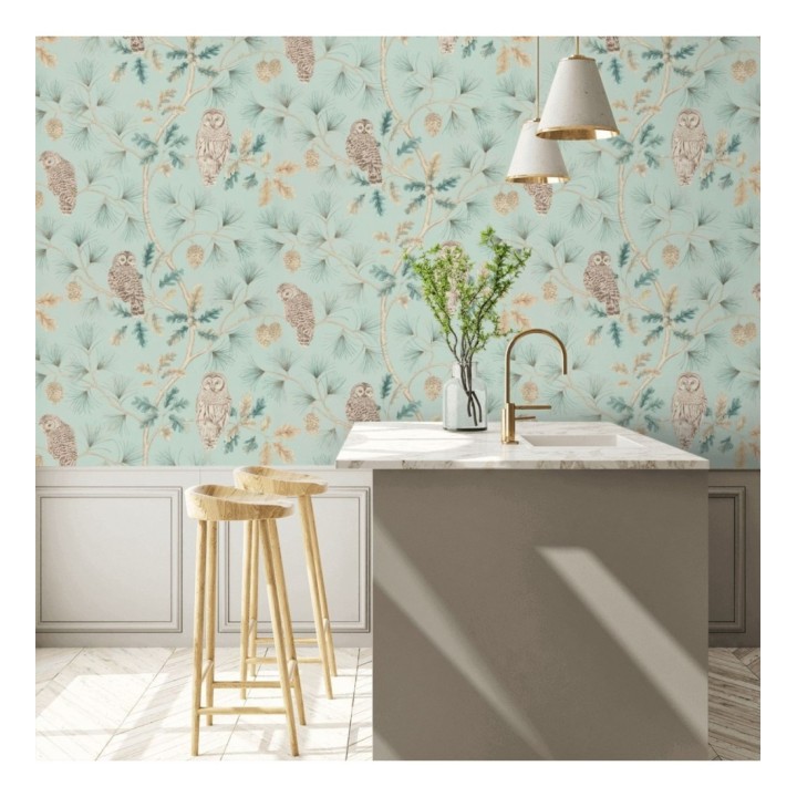 Papel pintado de búhos en ramas de árboles - Albus Forest 127761