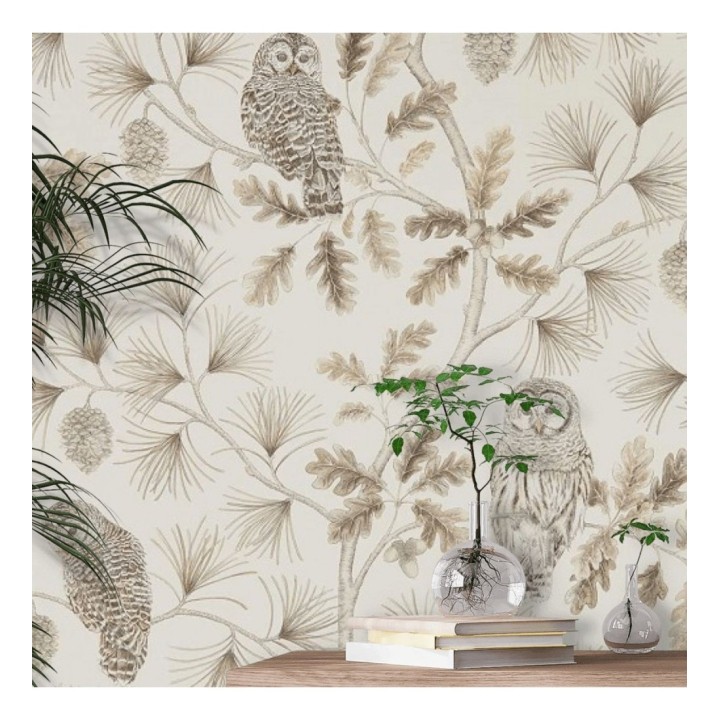 Papel pintado de búhos en ramas de árboles - Albus Forest 127763
