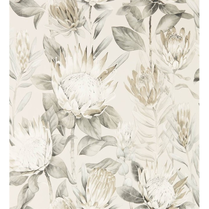 Papel pintado flores grandes tonos crema - Emma Blush 127785