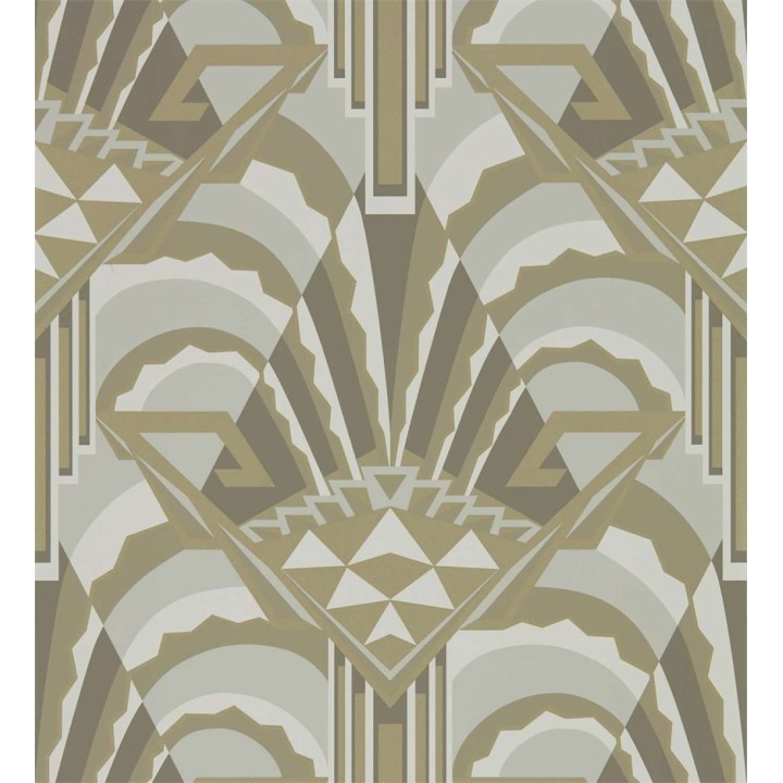 Papel pintado figuras geométricas africanas estilo art decó - Nepal Palace 127813