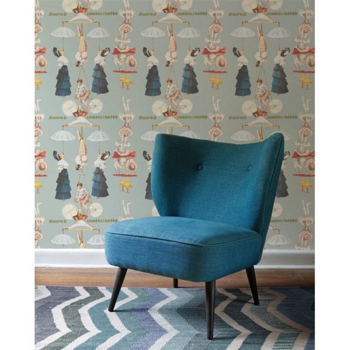 Papel pintado mujeres de circo estilo vintage - Lady Circus 127817