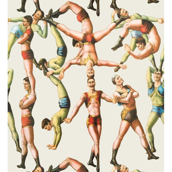 Papel pintado hombres de circo estilo vintage - Bucarest Circus 127819