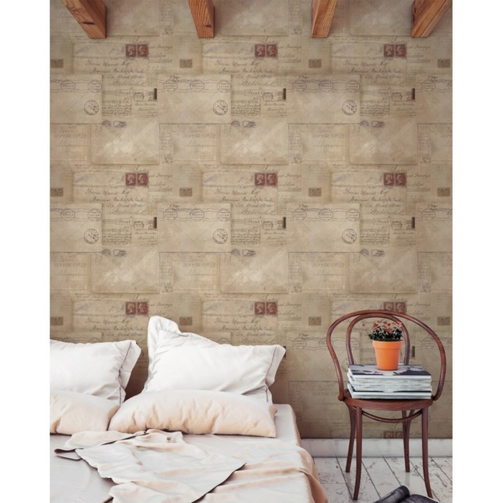 Papel pintado sobres de cartas manuscritas estilo vintage - Thomas Letter 127831