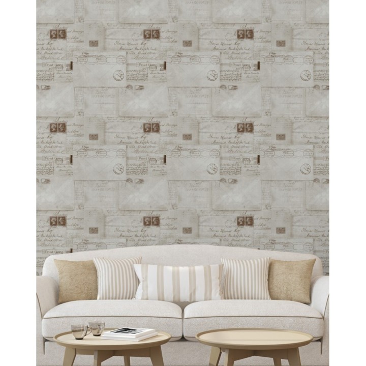 Papel pintado sobres de cartas manuscritas estilo vintage - Thomas Letter 127832