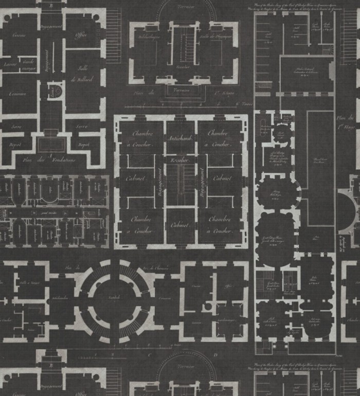 Papel pintado plano de ciudad romana - Scape Plan 127839