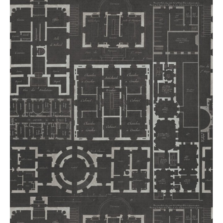 Papel pintado plano de ciudad romana - Scape Plan 127839