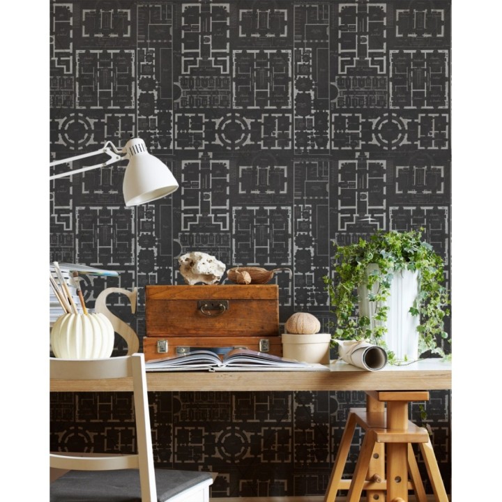 Papel pintado plano de ciudad romana - Scape Plan 127839