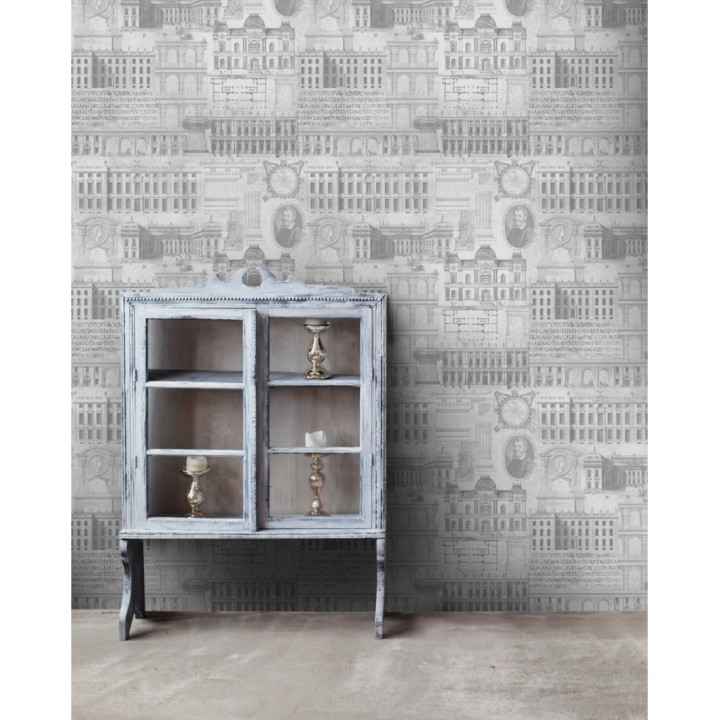 Papel pintado estampa del Senado romano estilo vintage - Senatus 127841