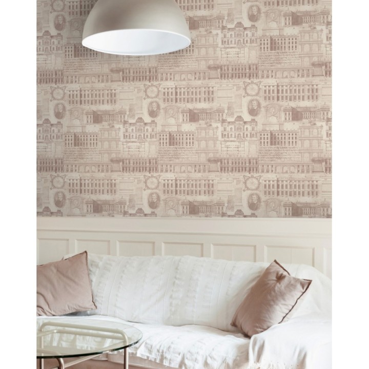 Papel pintado estampa del Senado romano estilo vintage - Senatus 127842