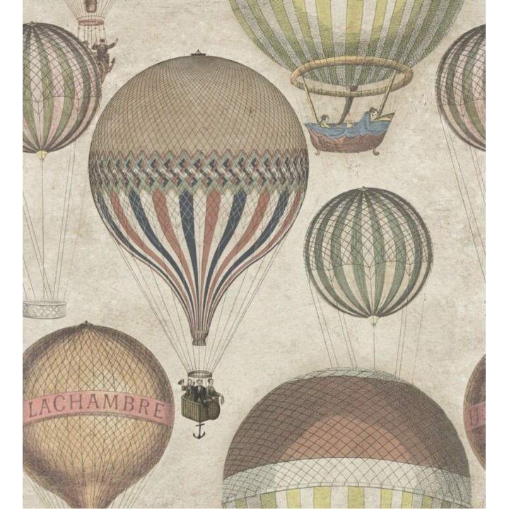 Papel pintado globos aerostáticos vintage - Bristol Trip 127847