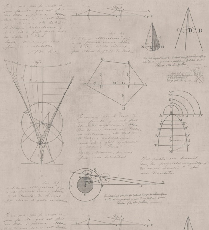 Papel pintado planos geométricos estilo vintage - Revelation 127861