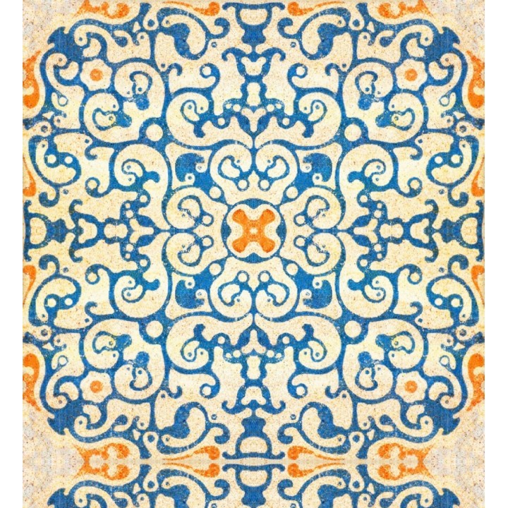 Papel pintado azulejos hidráulicos estilo mediterráneo - Tigla Hall 127867