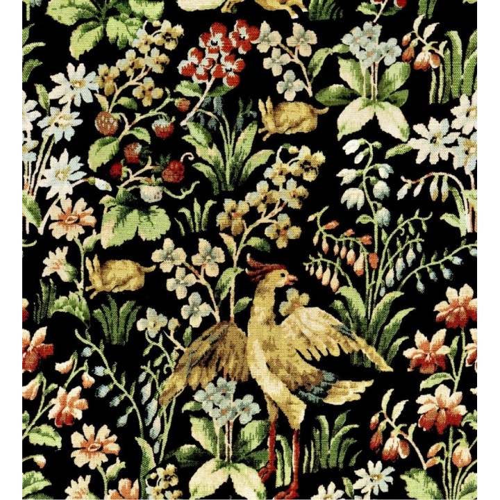 Papel pintado aves y naturaleza estilo clásico - Petra Bloom 127870