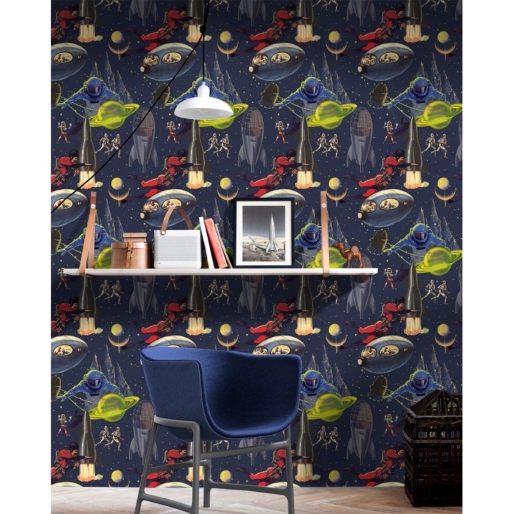 Papel pintado astronautas en el espacio - Space Invadors 127874