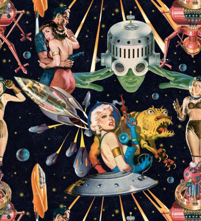 Papel pintado heroínas mitológicas estilo pop - Moebius 127876