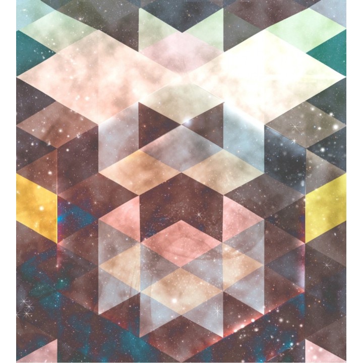 Papel pintado geométrico con elementos de la Galaxia - Andromeda Galaxy 127878