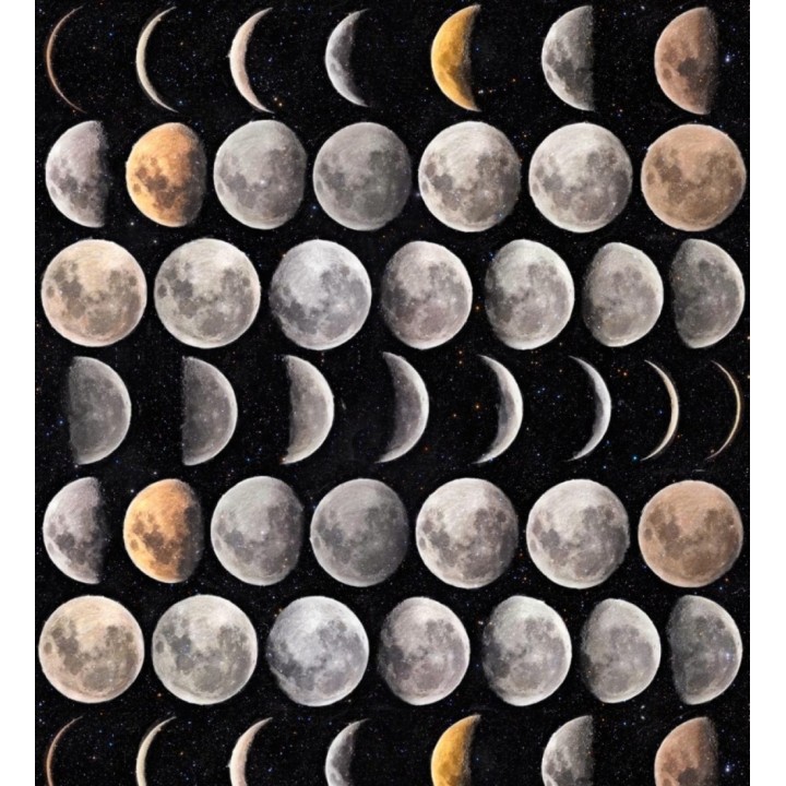 Papel pintado fases lunares - Moon Journey 127879