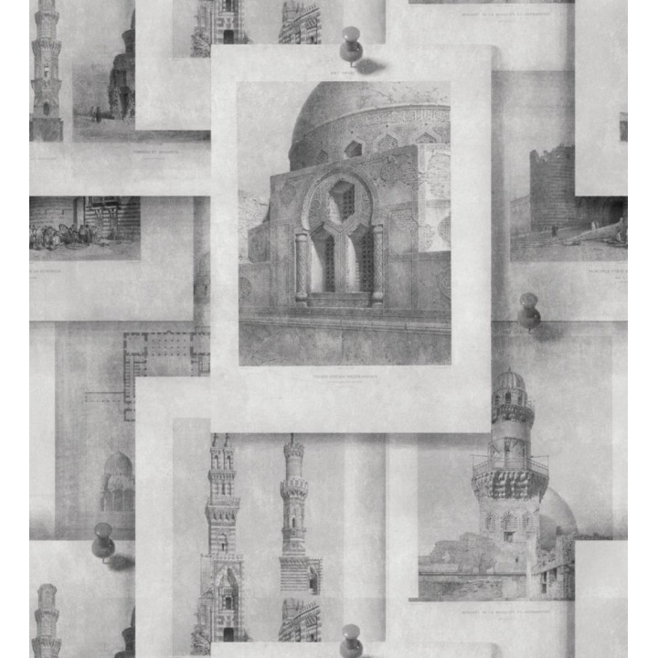 Papel pintado imágenes de edificios históricos vintage - Past Memories 127887