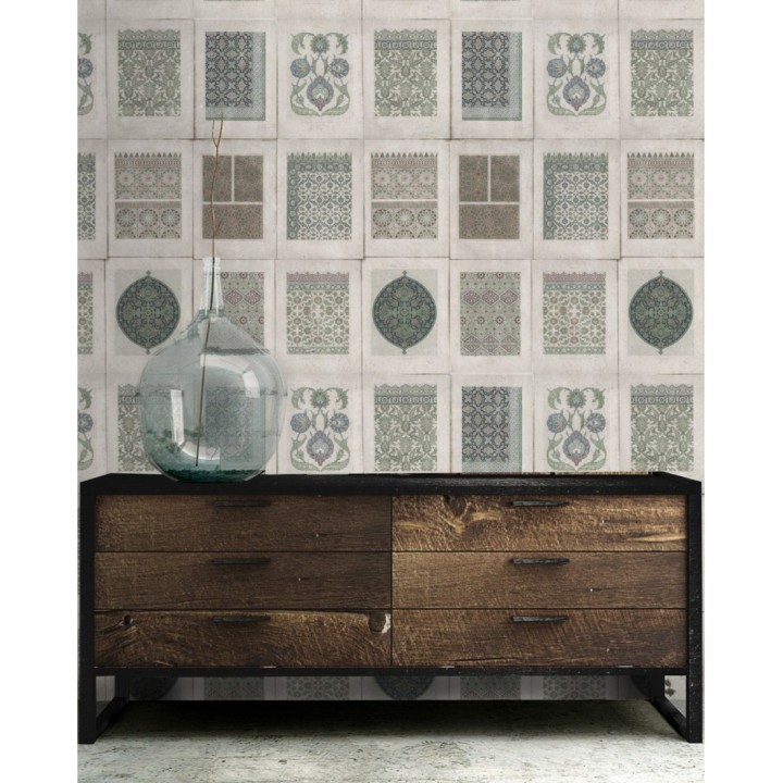 Papel pintado mosaico árabe vintage - Arabian Mosaic 127888