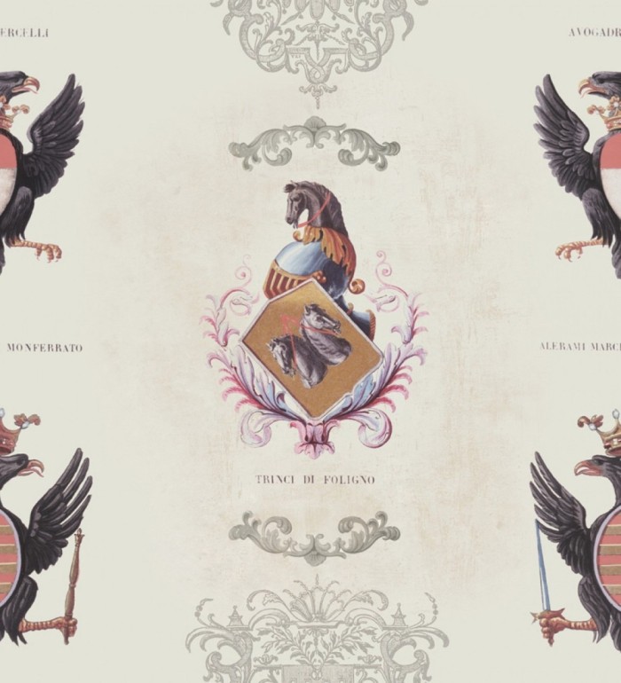 Papel pintado escudos heráldicos vintage - Monferrato Crest 127890