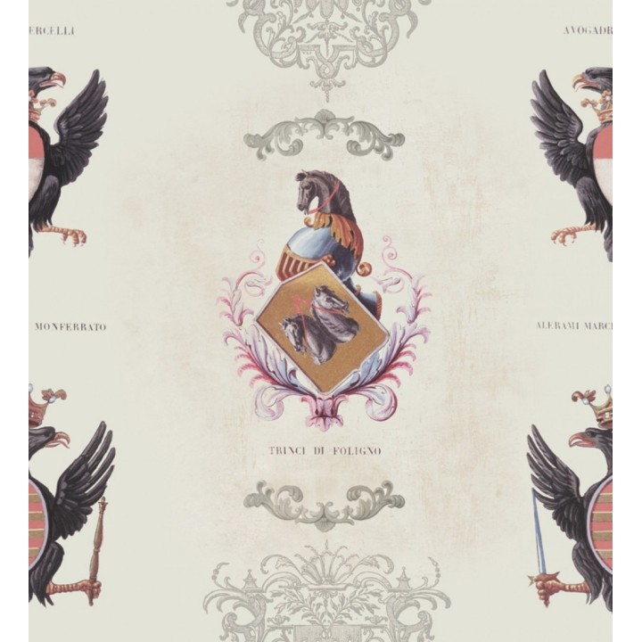 Papel pintado escudos heráldicos vintage - Monferrato Crest 127890