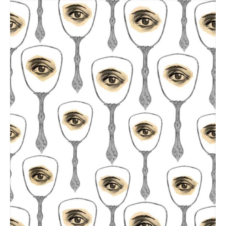 Papel pintado reflejo de ojos en espejo - Reflecting Mirror 127895