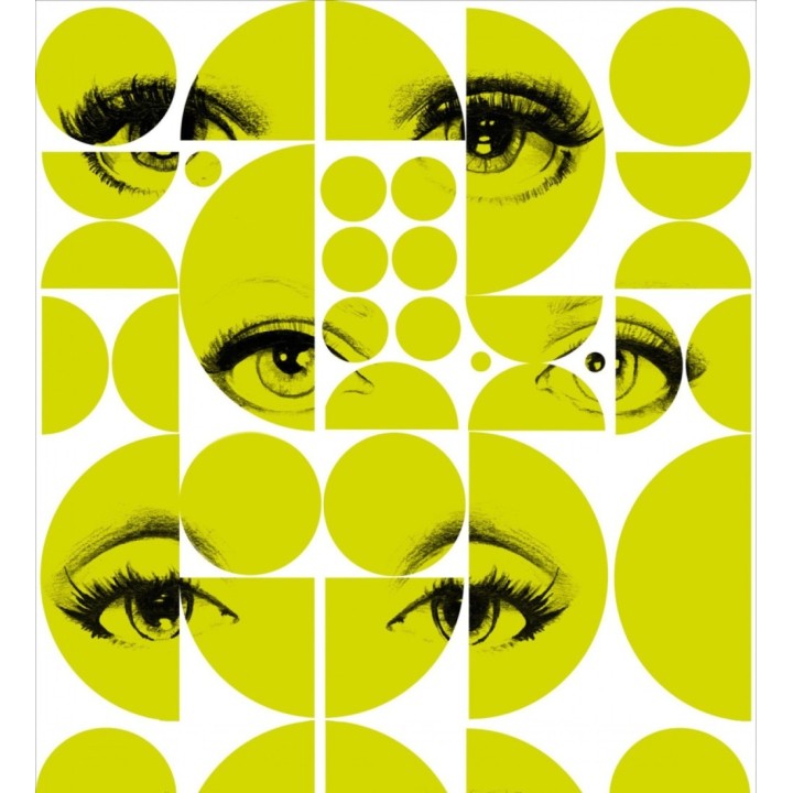 Papel pintado miradas en círculos estilo pop - Bardot Look 127898