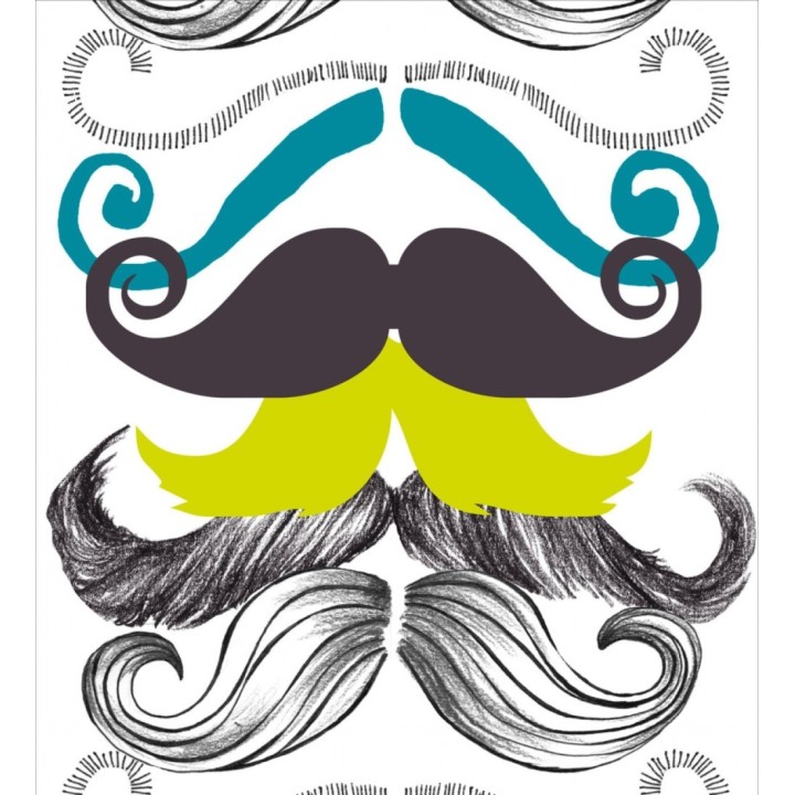 Papel pintado diferentes estilos de mostachos - Moustache Choice 127902
