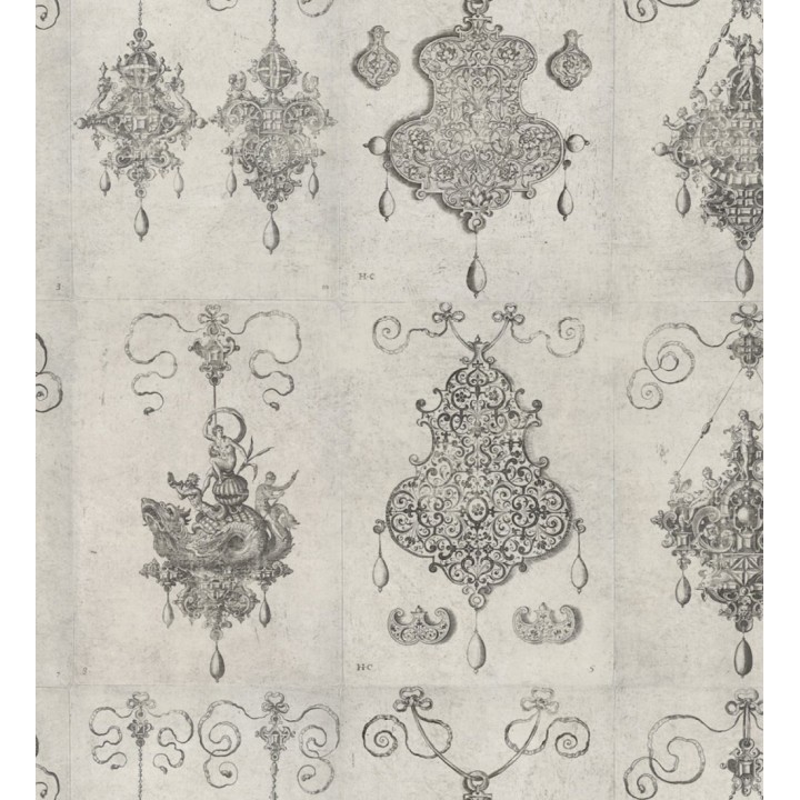 Papel pintado figura ornamental clásica - Arwen 127904