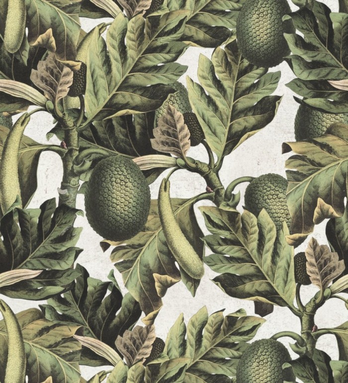 Papel pintado frutas y vegetación tropical - Green Habitat 127910