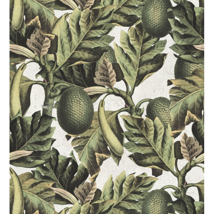 Papel pintado frutas y vegetación tropical - Green Habitat 127910