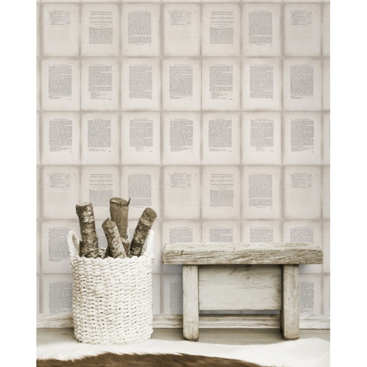 Papel pintado hojas de libros antiguos - Notes From Greece 127915