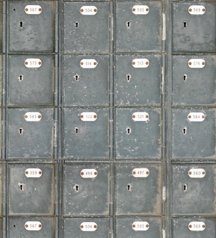 Papel pintado taquillas de chapa - Secret Files 127919