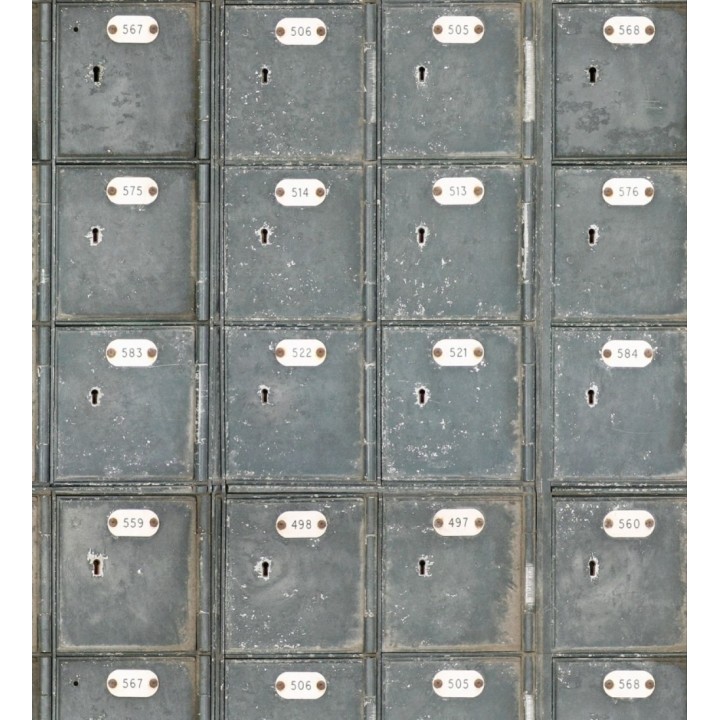 Papel pintado taquillas de chapa - Secret Files 127919