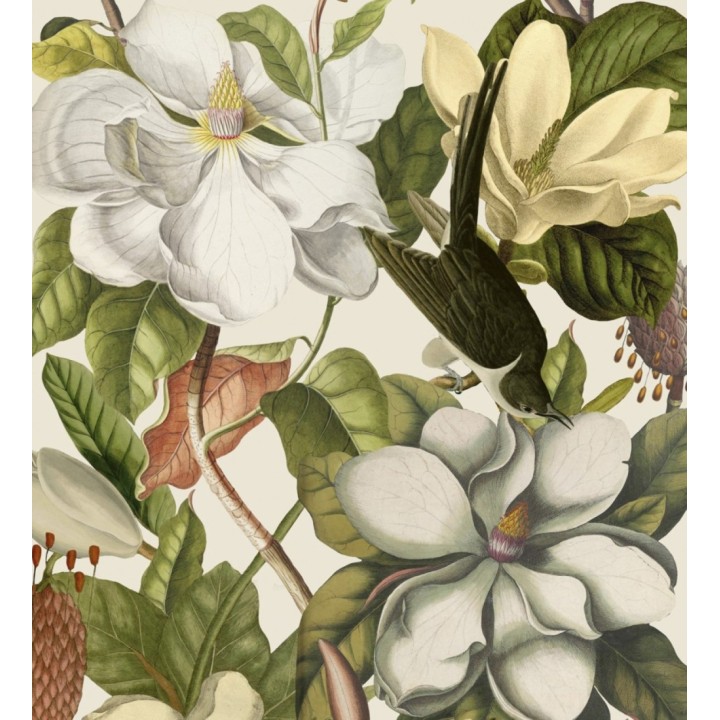 Papel pintado pájaros y flores grandes - Michaela Blossom 127926