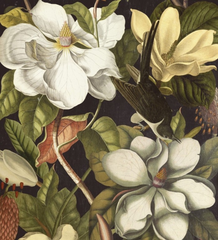 Papel pintado flores blancas grandes - Mila Bloom 127942