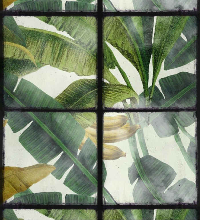 Papel pintado jardín tropical  - Tropical Greenhouse 127947